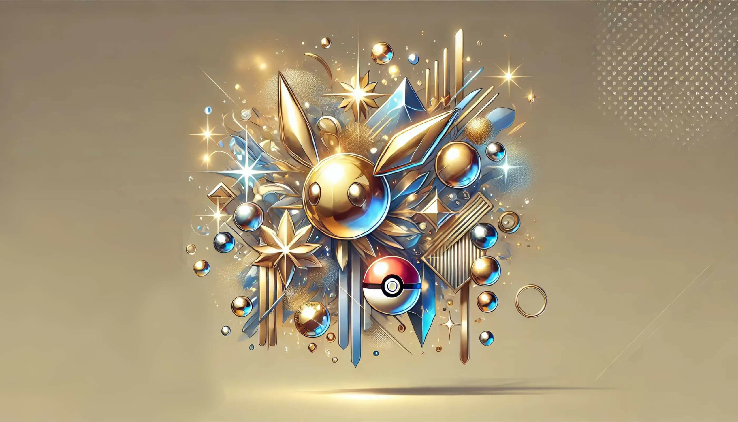 Graphic representing shiny pokemon